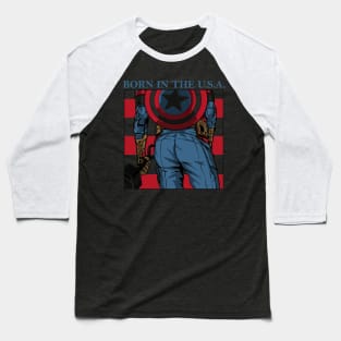 captain-america, music, classic rock, rbrow, civil war, winter soldier Baseball T-Shirt